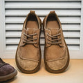 Sapatos Ortopédicos Leatheron em Pele Genuína de Vaca para Conforto e Suporte Durante Todo o Dia