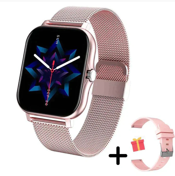 Smartwatch de 1,83 polegadas com monitorização de saúde e chamadas telefónicas por Bluetooth para uso diário