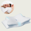 Ergonomic Memory Foam Pillow For Snore Relief And Easier Breathing