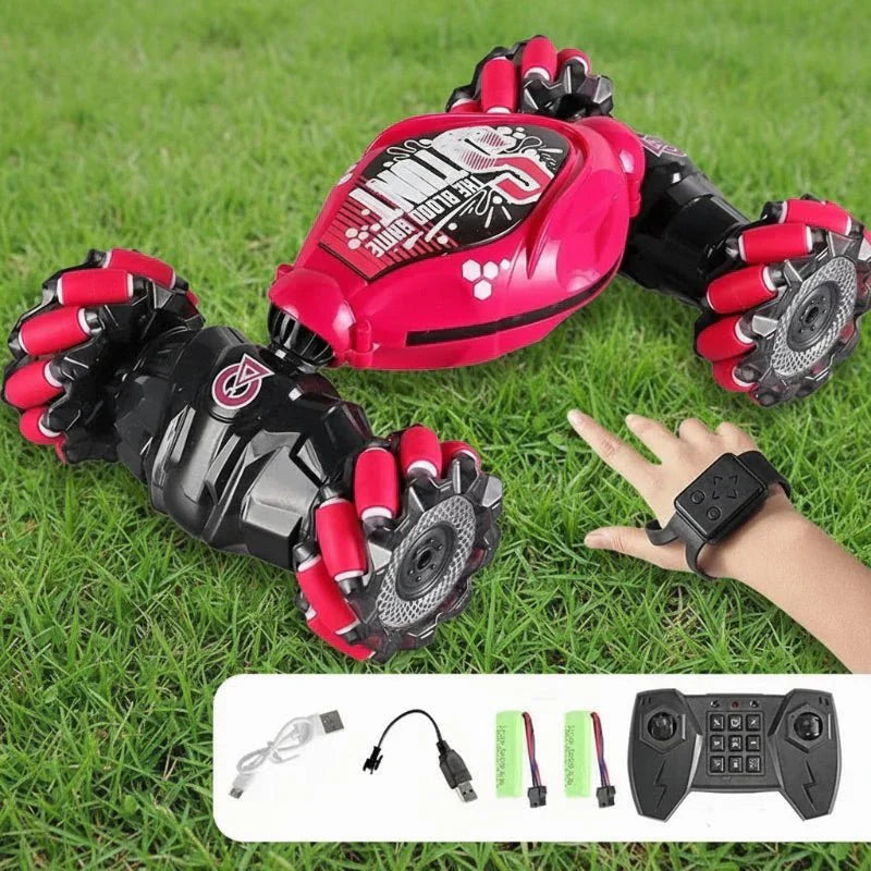 FluxRover ferngesteuertes Auto mit LED-Beleuchtung, Gestenerkennung und 360-Grad-Drehung