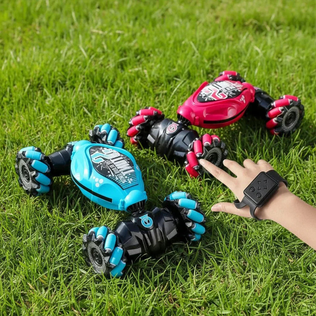 FluxRover ferngesteuertes Auto mit LED-Beleuchtung, Gestenerkennung und 360-Grad-Drehung