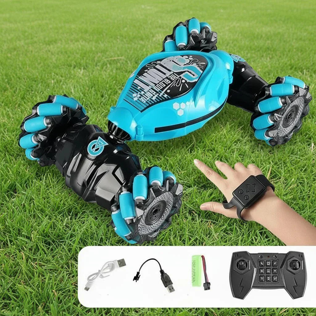 FluxRover Remote Control Car With LED Illumination, Gesture Sensing, And 360 Degree Turn