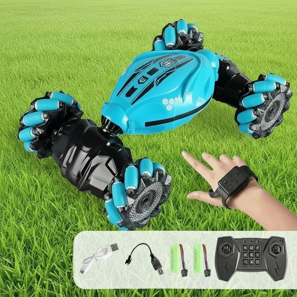 FluxRover Remote Control Car With LED Illumination, Gesture Sensing, And 360 Degree Turn