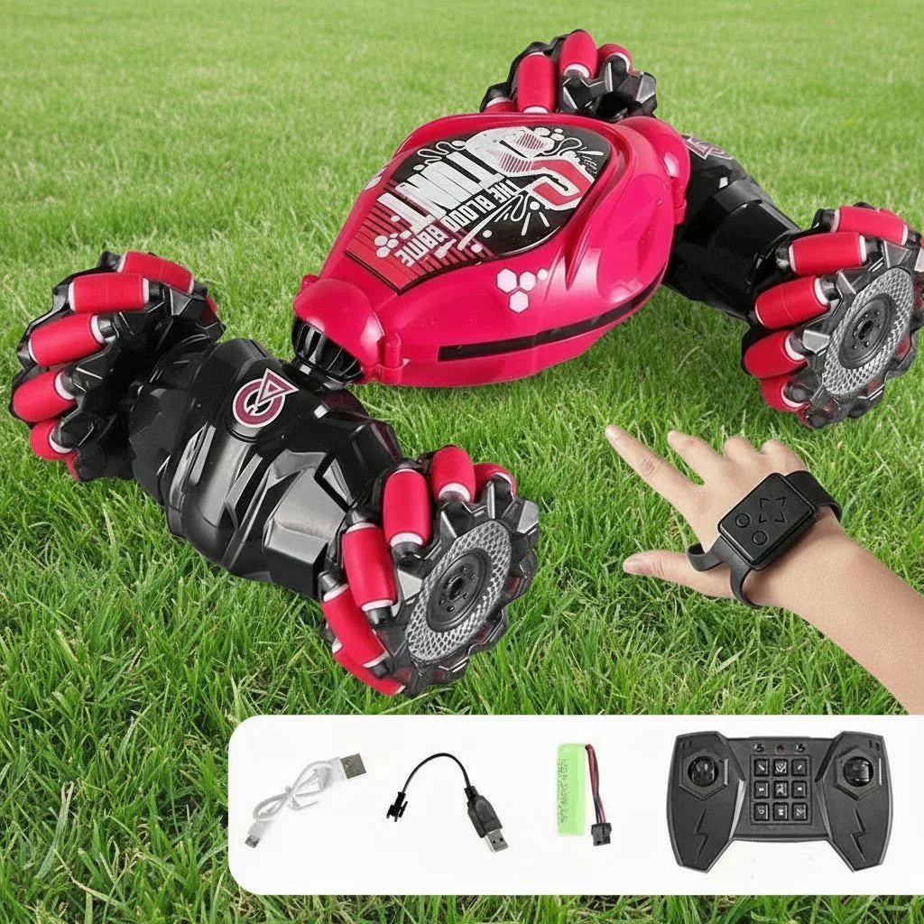 FluxRover ferngesteuertes Auto mit LED-Beleuchtung, Gestenerkennung und 360-Grad-Drehung