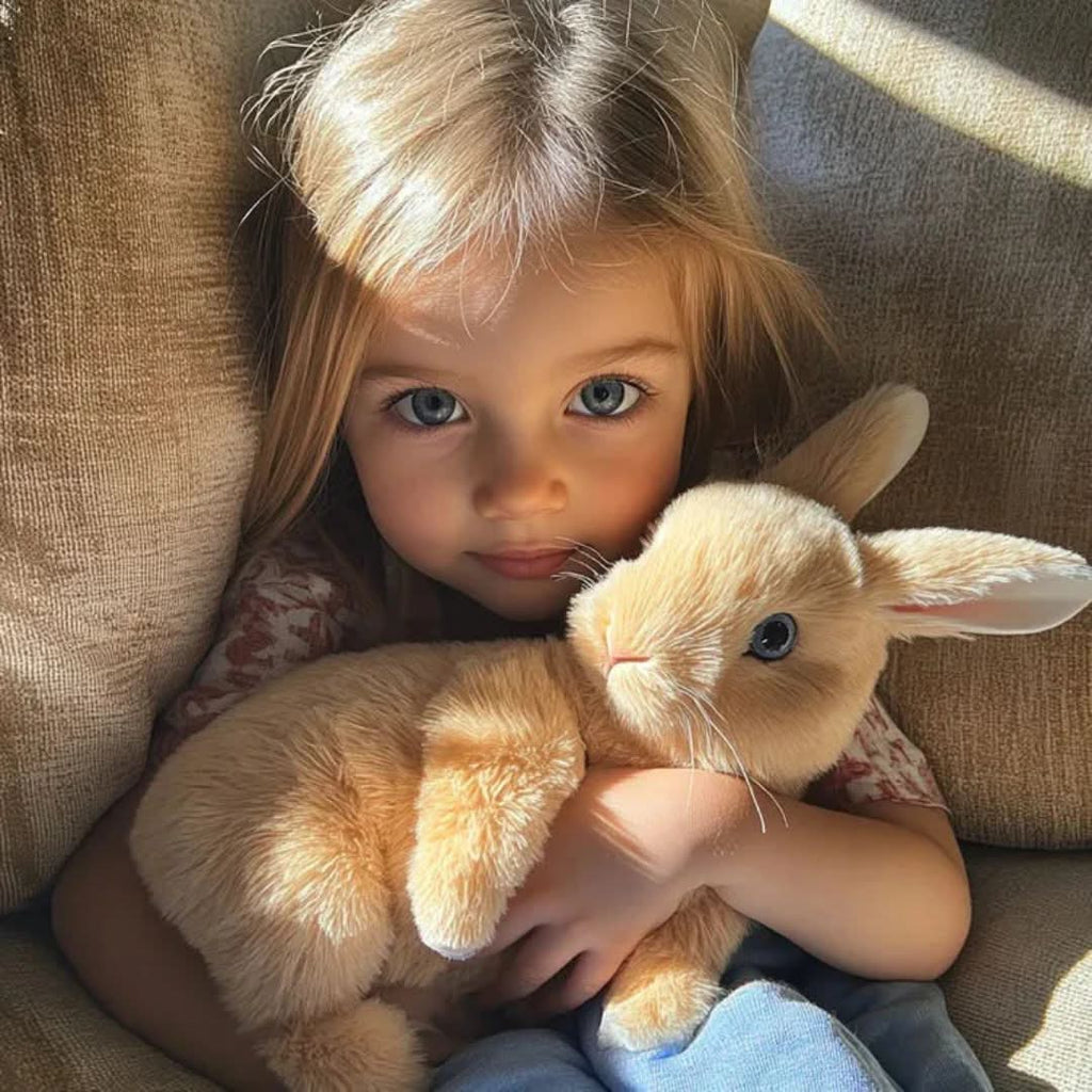 Peluche Coniglio Saltellante Jumparoo Per Bambini Con Movimento Delicato
