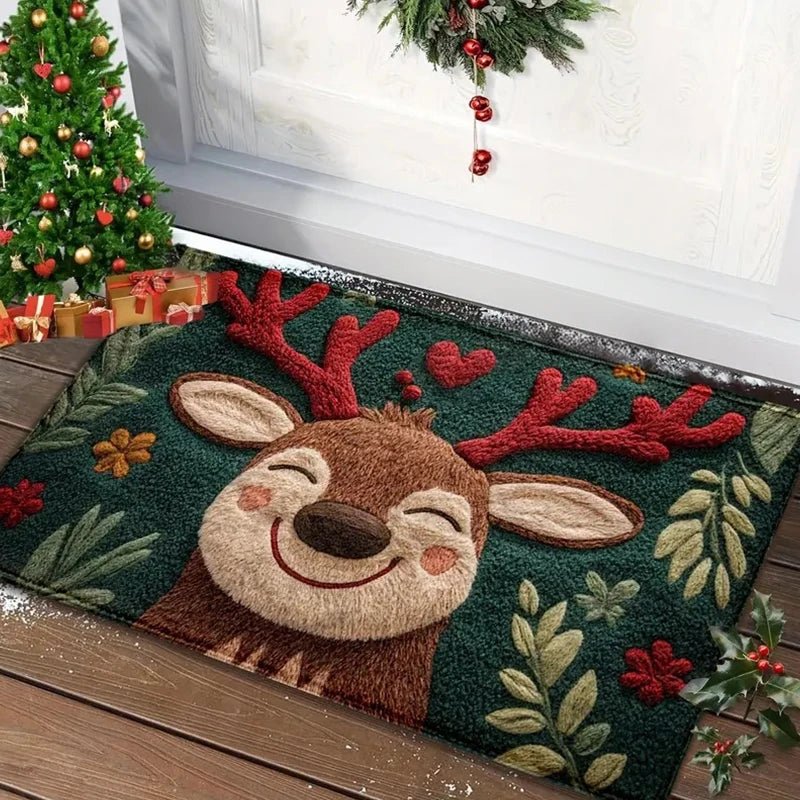 Covoraș decorativ de Crăciun JoyGreet pentru gazdele sărbătorilor care întâmpină oaspeții