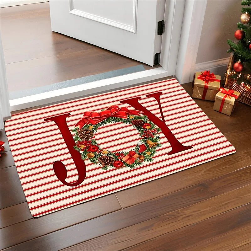 Covoraș decorativ de Crăciun JoyGreet pentru gazdele sărbătorilor care întâmpină oaspeții