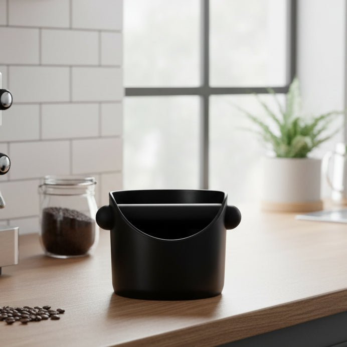 NovaBrew Caixa de Batida Compacta para Café para Remoção Fácil do Disco Favorita dos Baristas