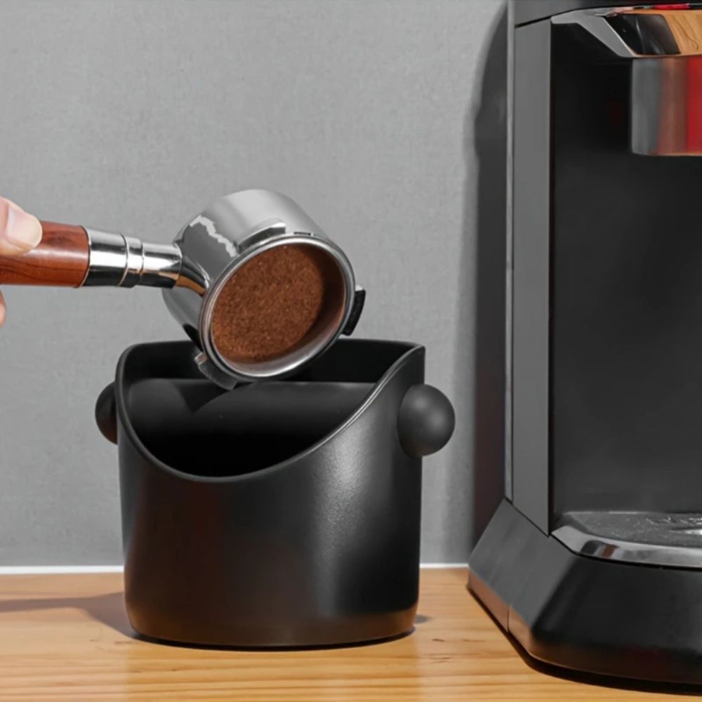 NovaBrew Caixa de Batida Compacta para Café para Remoção Fácil do Disco Favorita dos Baristas