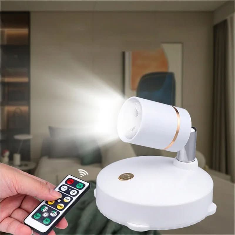 Foco LED inalámbrico NovaBeam con control remoto para salas de estar
