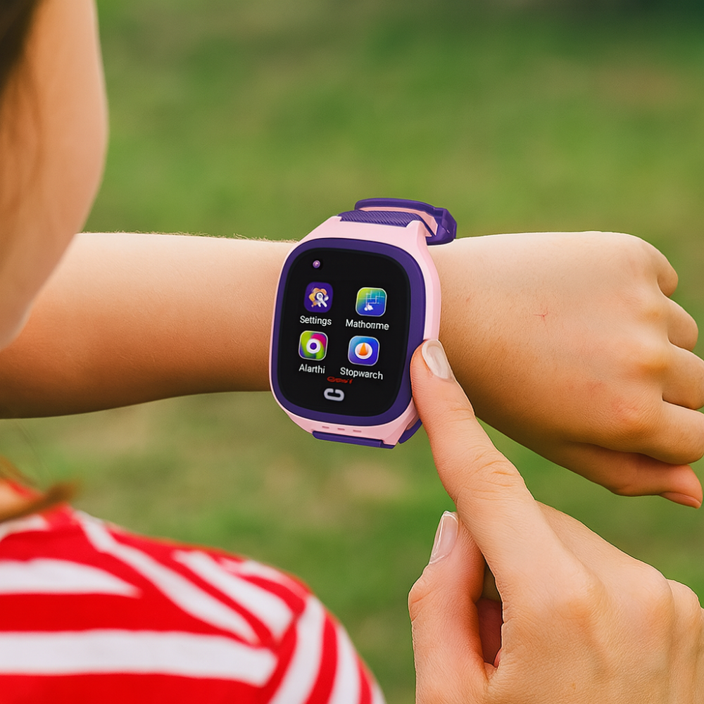 Kids GPS Watch With Waterproof Screen And Integrated Camera