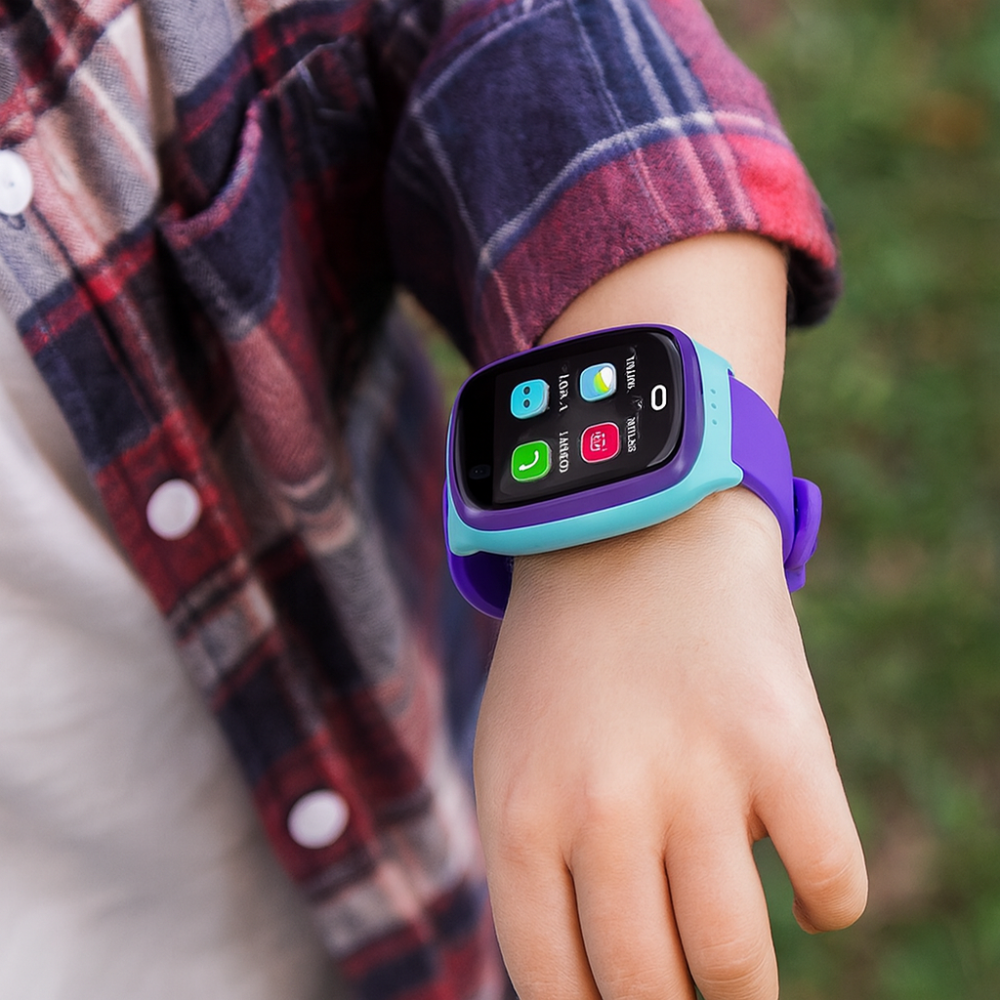 Kids GPS Watch With Waterproof Screen And Integrated Camera