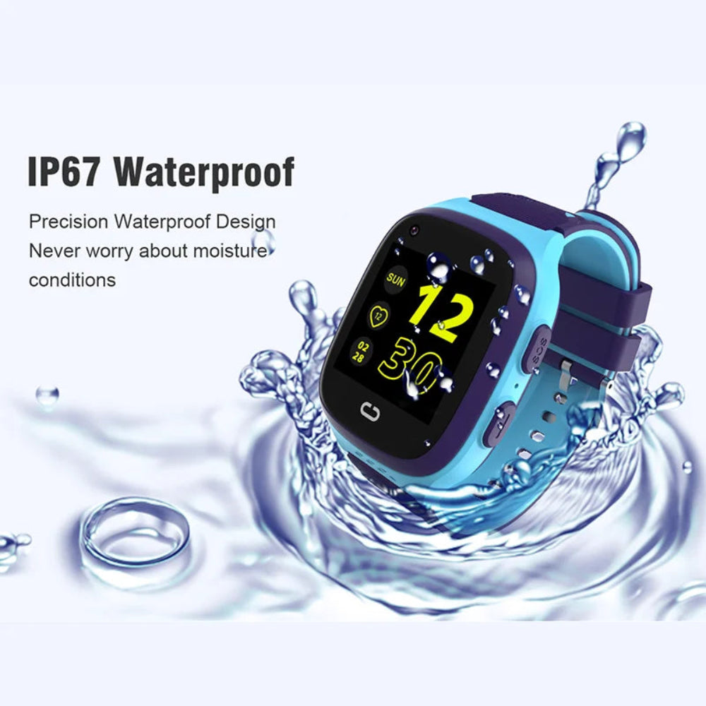 Kids GPS Watch With Waterproof Screen And Integrated Camera