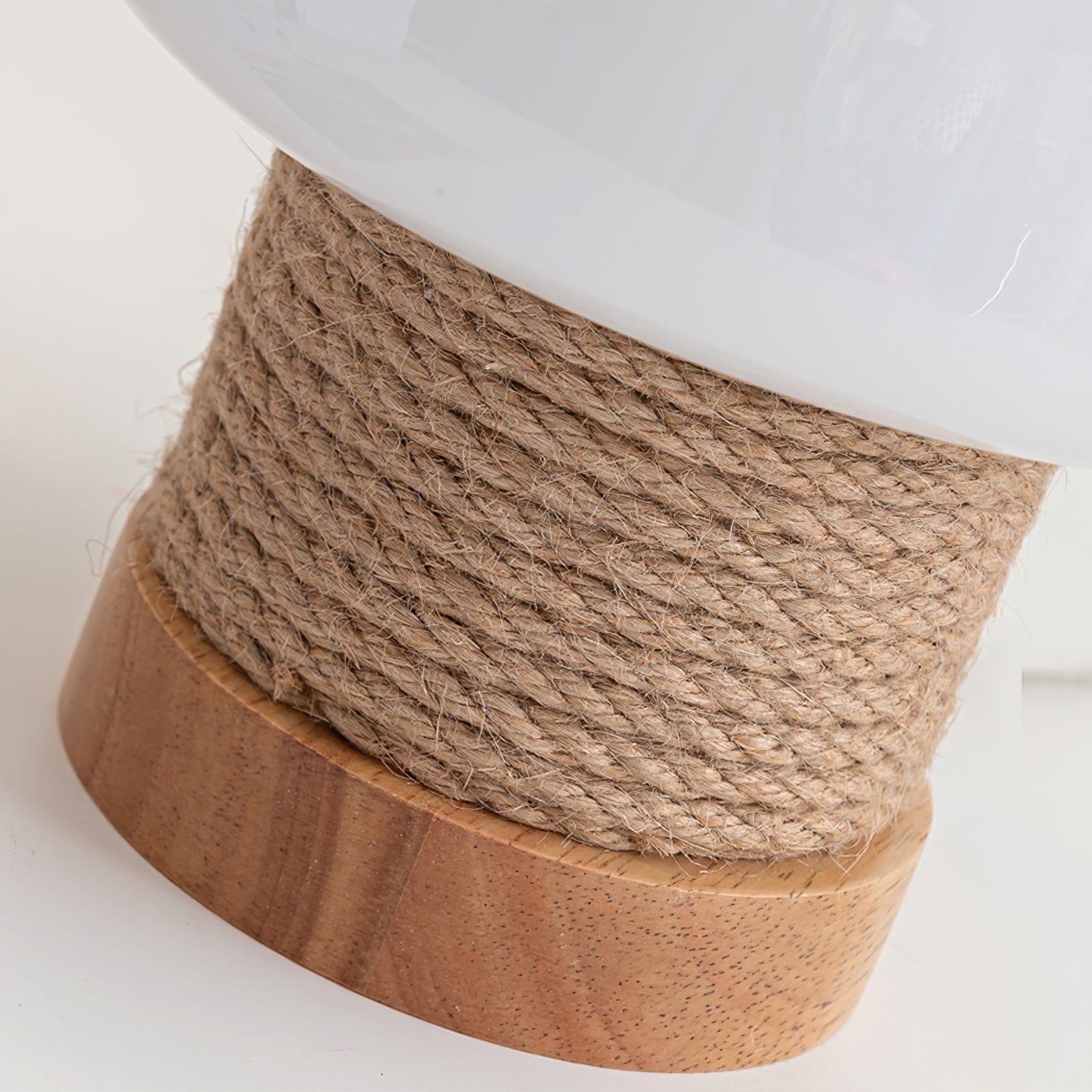 LumaNova Modern Minimalist LED Masa Lambası Ahşap Tabanlı