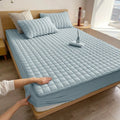 Luxurious Mattress Protector With Quilted Top And Waterproof And Breathable Cotton Blend