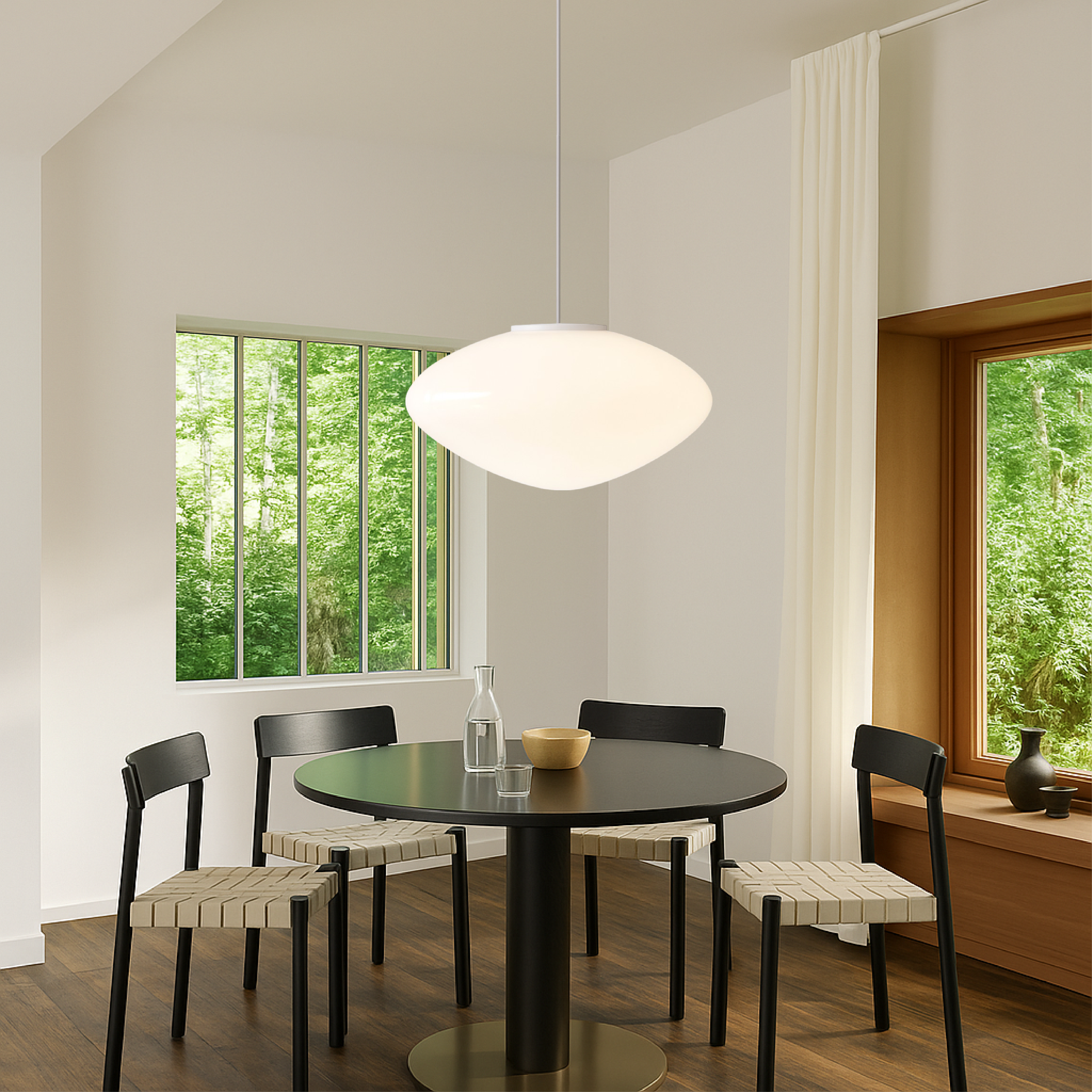 Elara Danish Layered Pendant Lamp With Soft Diffuse Glow
