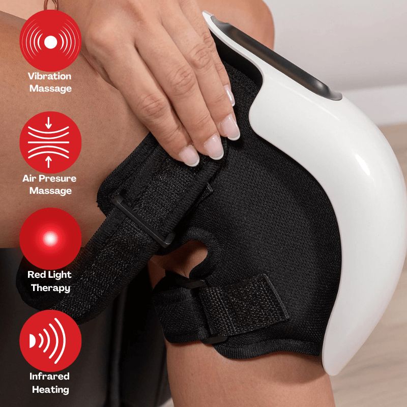 Knee Massager With Cordless Heating For All Day Comfort On The Go