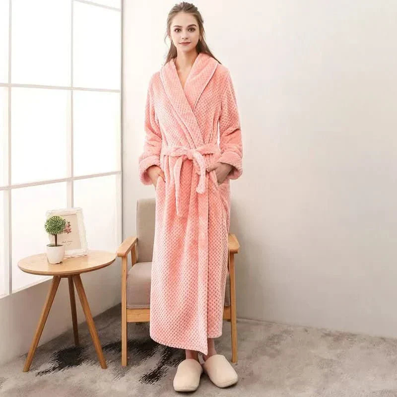 Gezellige Nest Pluche Paar Pyjama's Voor Herfst- en Winterwarmte