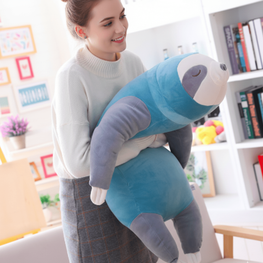 צעצוע דובון עצלן ענק CalmCloud לחיבוק והרפיה לילדים ומבוגרים