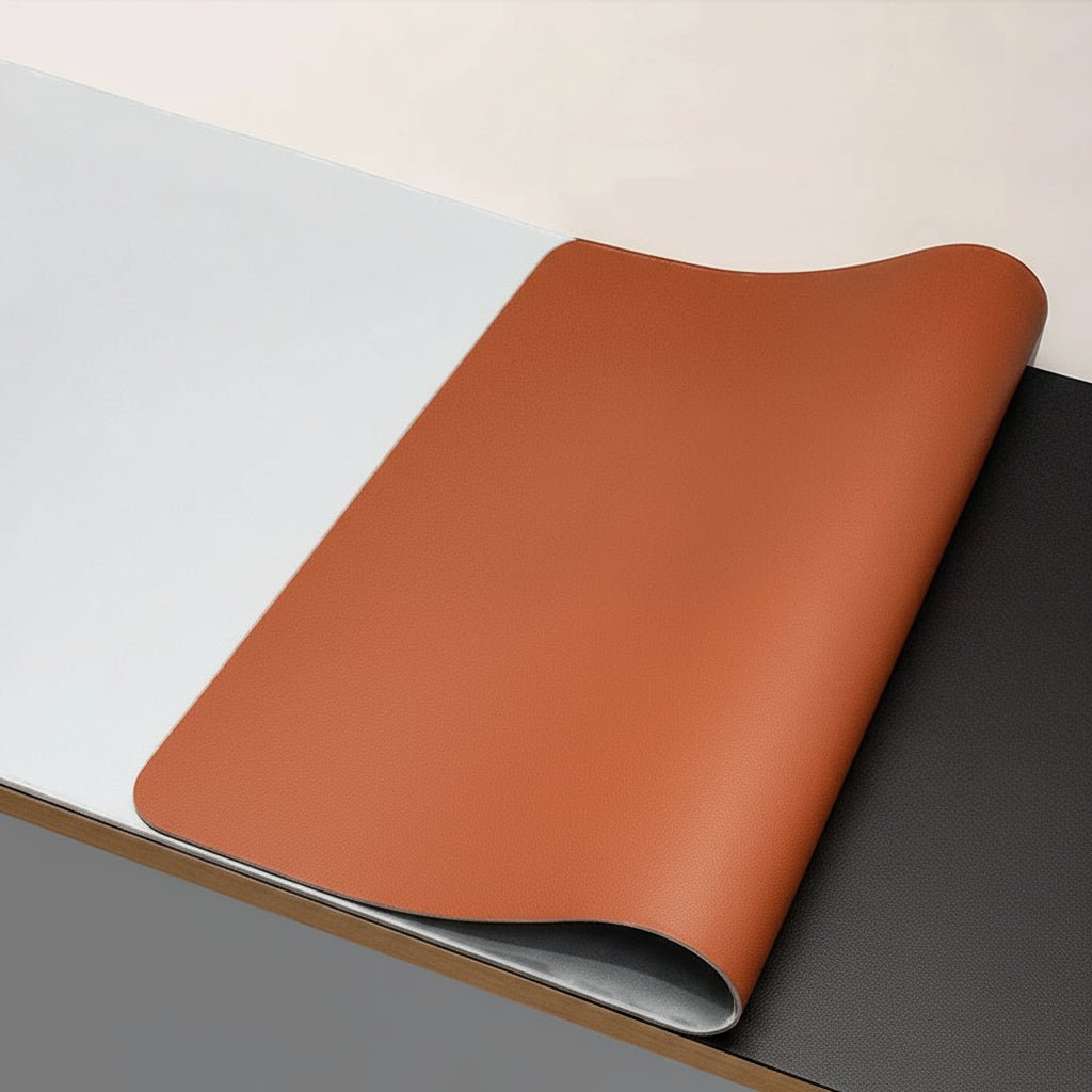 ApexGuard PU Leather Desk Pad For Precise Mouse Control Premium Non Slip For Gamers