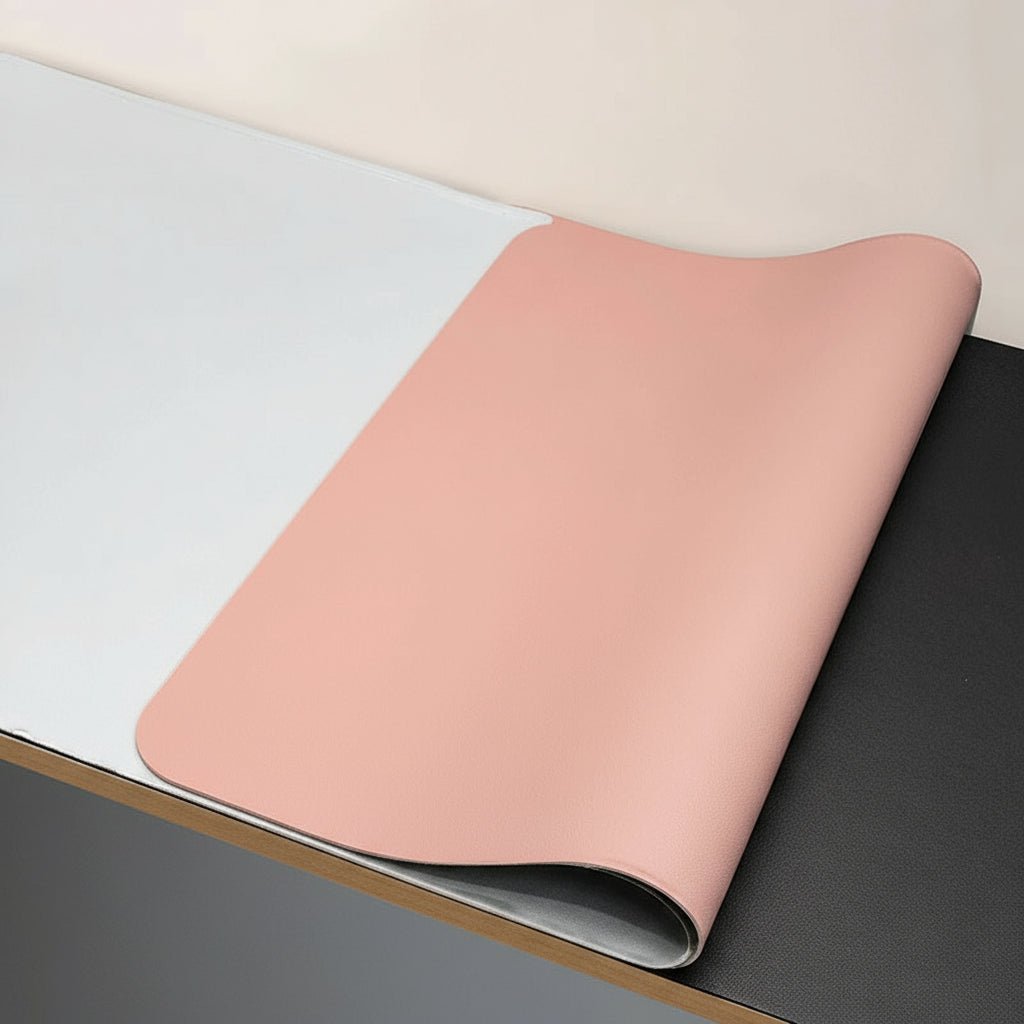 ApexGuard PU Leather Desk Pad For Precise Mouse Control Premium Non Slip For Gamers