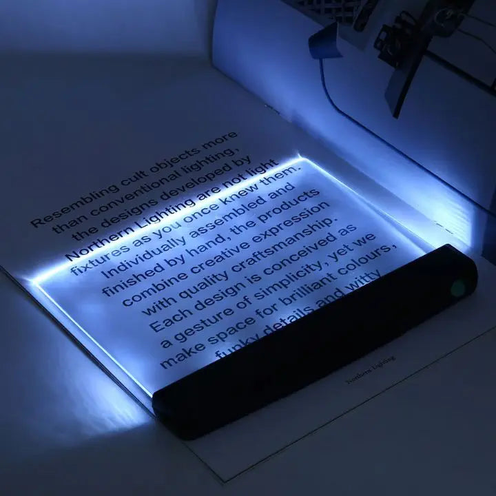Compact LED Reading Light With Dual Brightness Levels