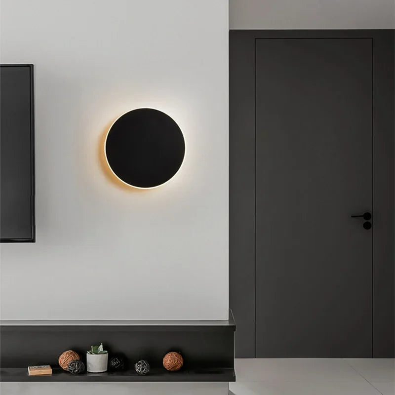 Applique murale LED circulaire dégageant une élégance moderne pour les maisons contemporaines