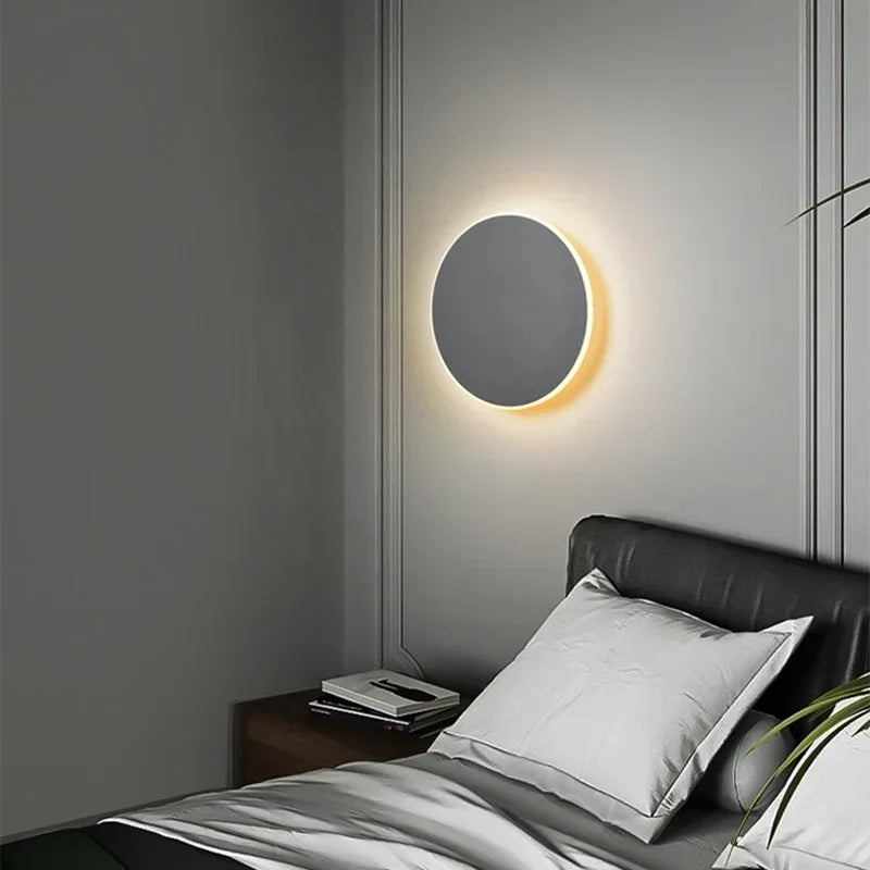 Applique murale LED circulaire dégageant une élégance moderne pour les maisons contemporaines