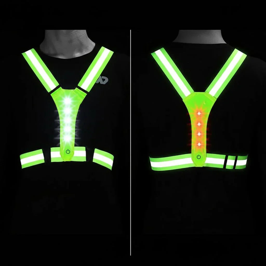 LumenGuard USB dobíjecí LED vesta pro lepší viditelnost