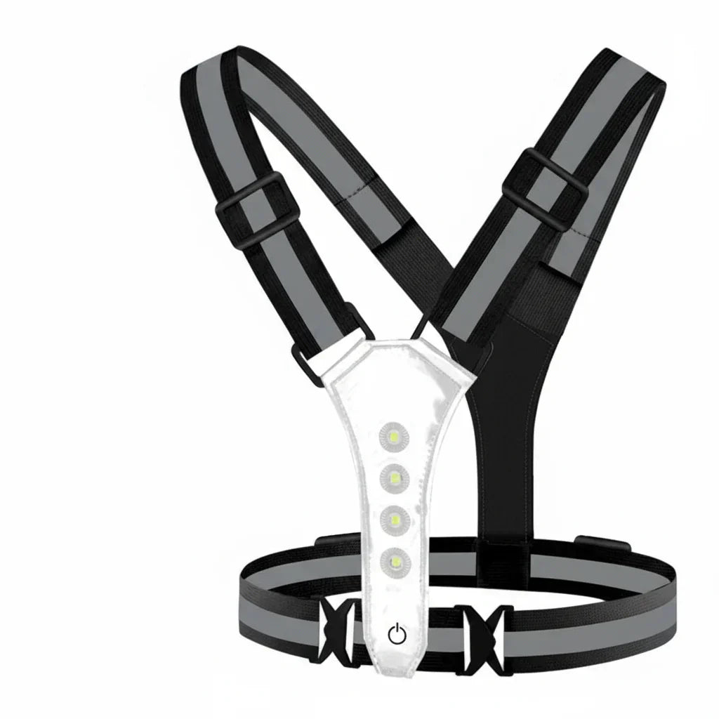 LumenGuard USB dobíjecí LED vesta pro lepší viditelnost