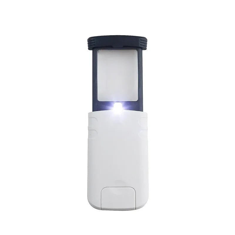 Nova Lume 折りたたみ式4倍LEDポケットルーペ（読書・クラフト用）