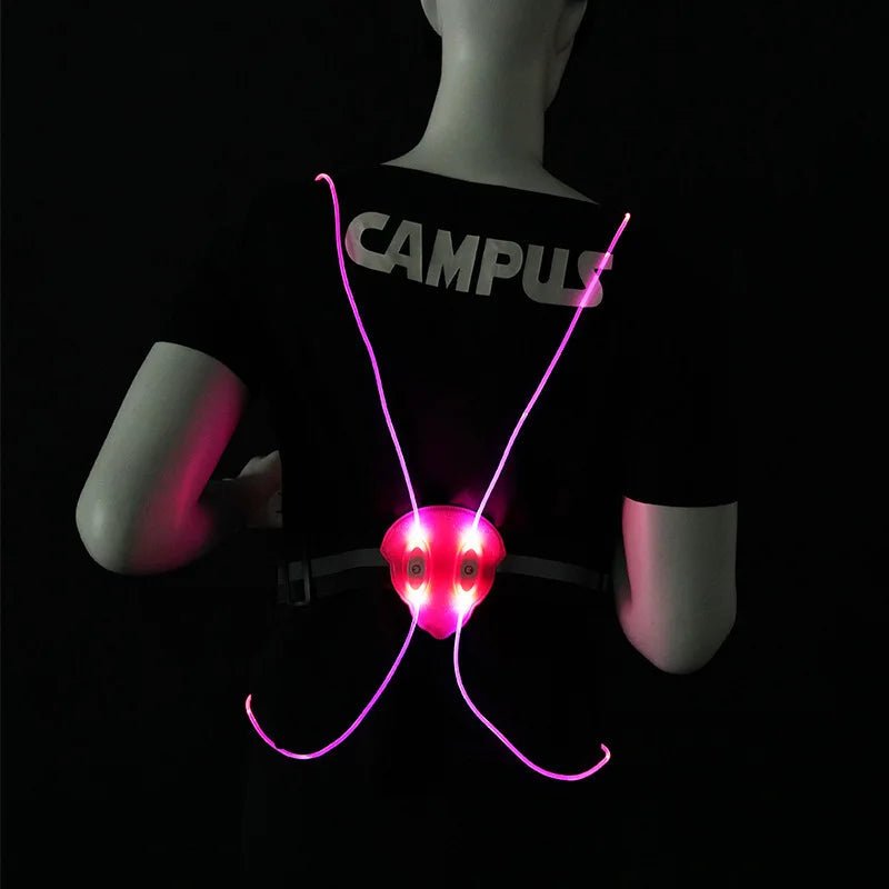 Chaleco Reflectante LED LumaGuard para Correr, Ciclismo y Caminar