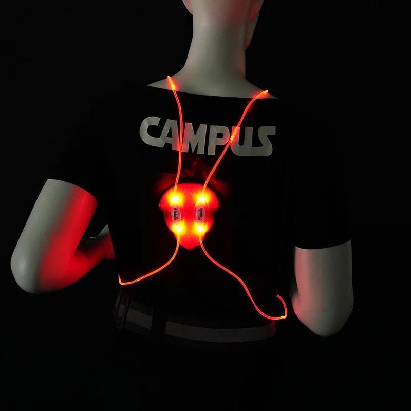 Chaleco Reflectante LED LumaGuard para Correr, Ciclismo y Caminar
