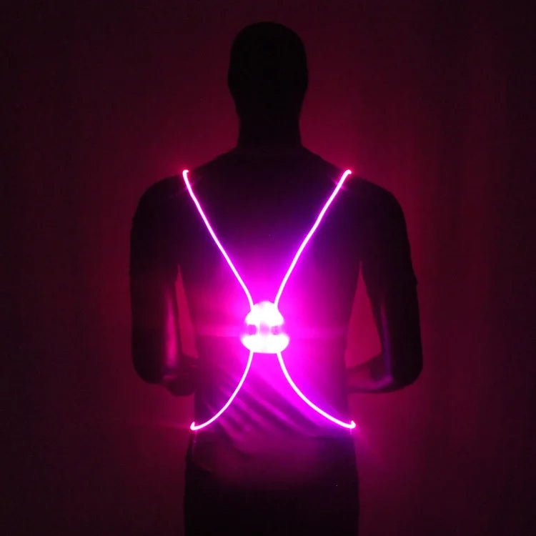 Chaleco Reflectante LED LumaGuard para Correr, Ciclismo y Caminar