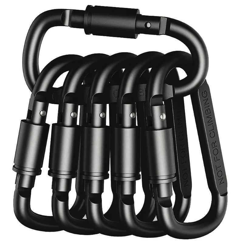 Ensemble de crochets en aluminium verrouillables TrailLock pour amateurs de plein air et port quotidien