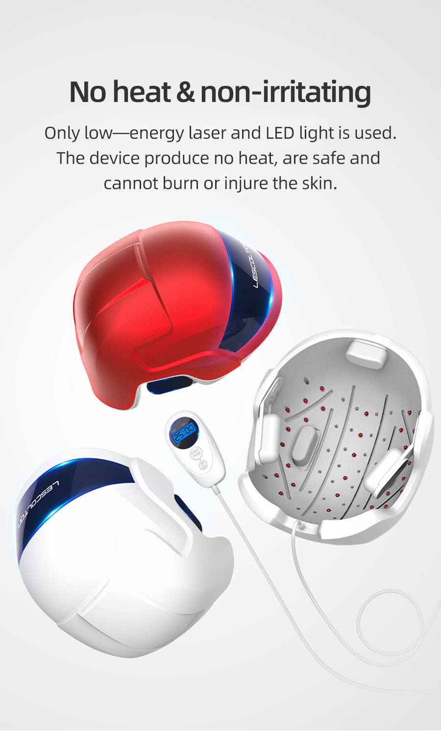 NovaFollicle LED Growth Helmet For Hair Regrowth Device