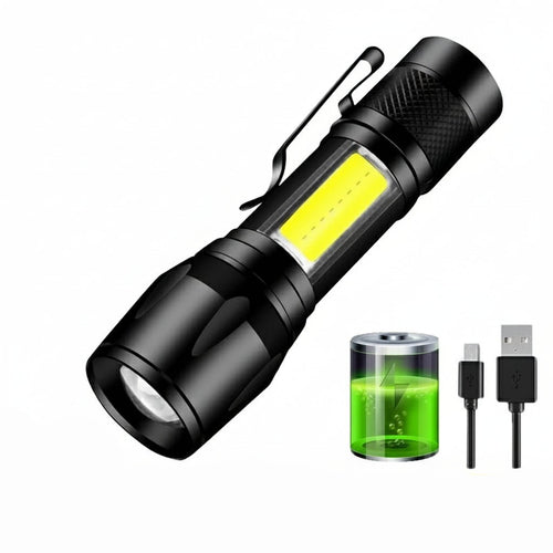 مصباح يدوي LED ApexBright بقوة 100000 لومن مقاوم للماء للصيادين والمخيمين
