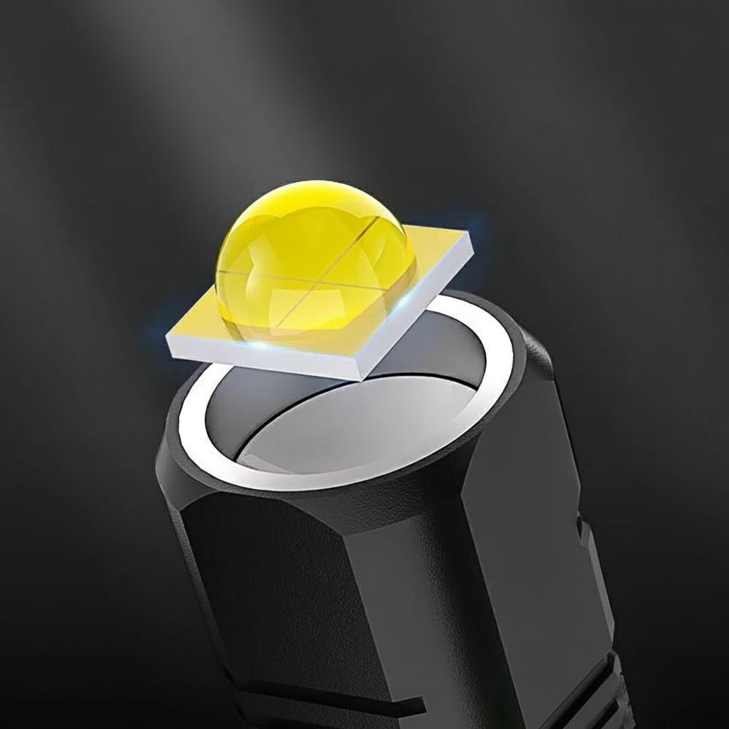 Linterna LED Recargable Tipo C NovaLumen de Alta Potencia 100000 Lúmenes para Uso Exterior