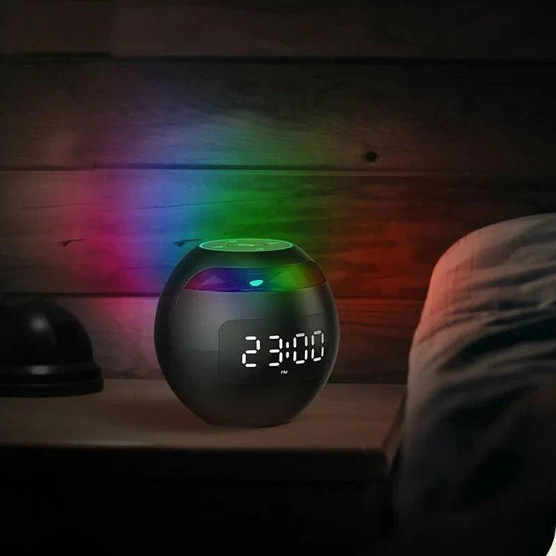 Budzik Sonicdawn z delikatnym światłem budzenia, oświetleniem ambientowym i głośnikiem Bluetooth