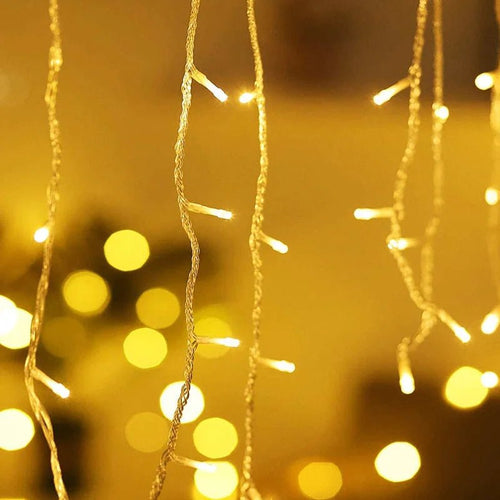 Luces de cadena LED AuraGlow de 5 m con 8 modos para decoración del hogar interior y exterior