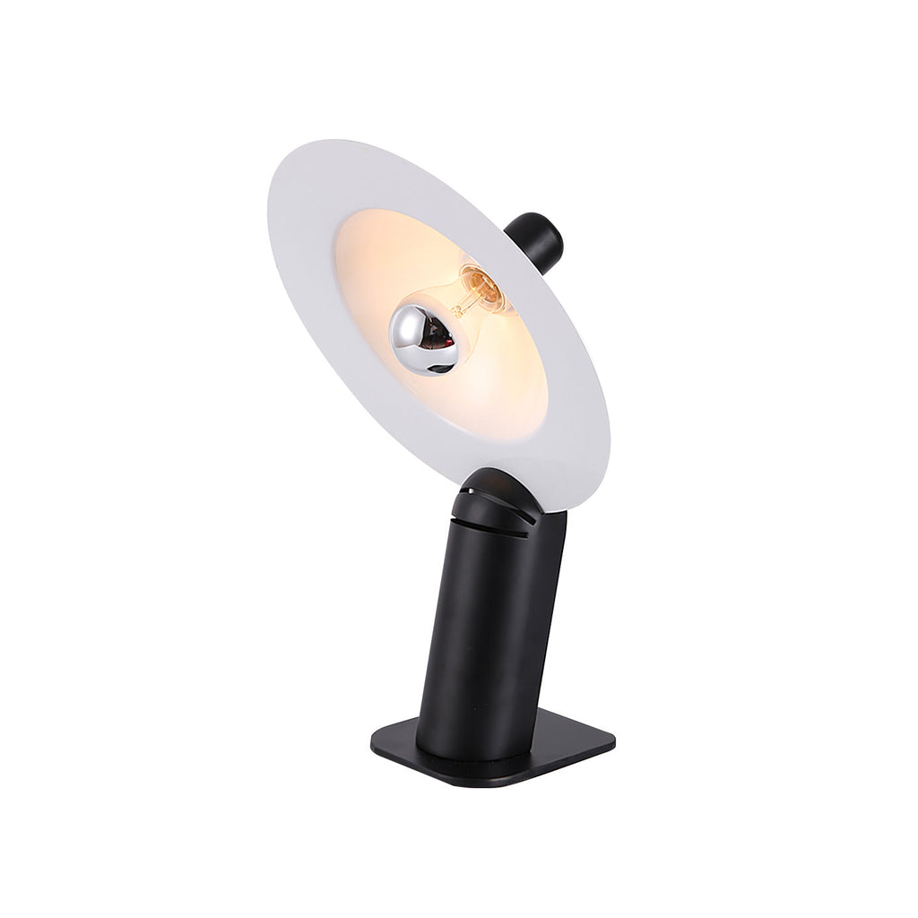 LumaCraft Dual Direct And Indirect Lighting Adjustable Shade Table Lamp