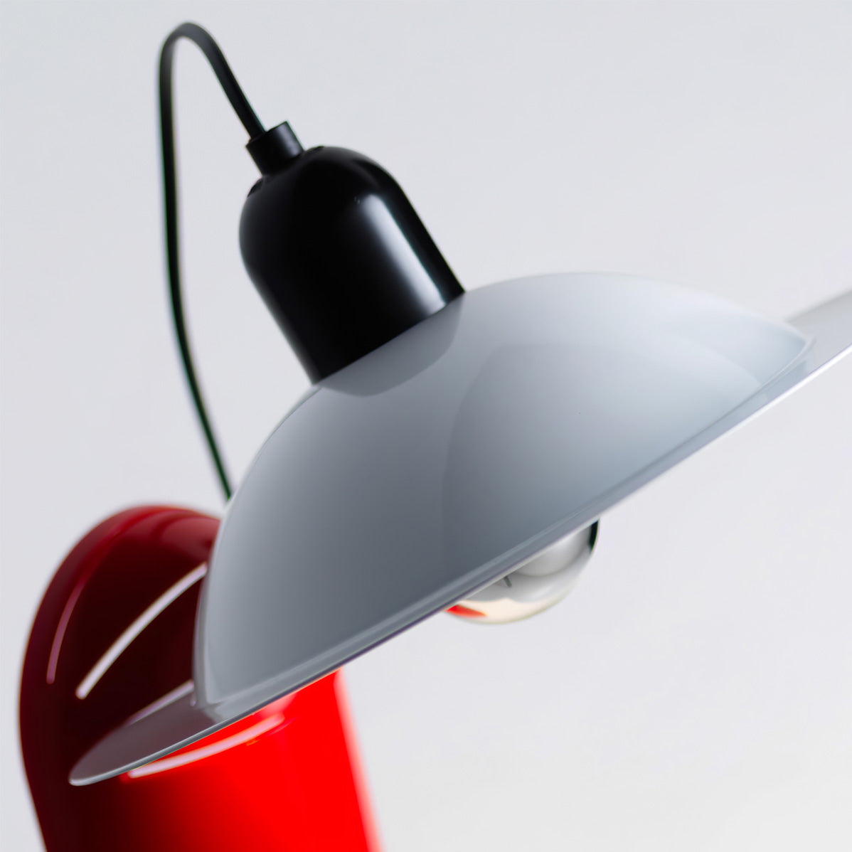 LumaCraft Dual Direct And Indirect Lighting Adjustable Shade Table Lamp