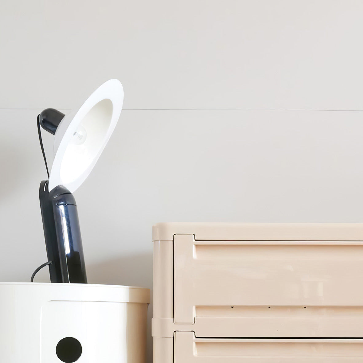 LumaCraft Dual Direct And Indirect Lighting Adjustable Shade Table Lamp