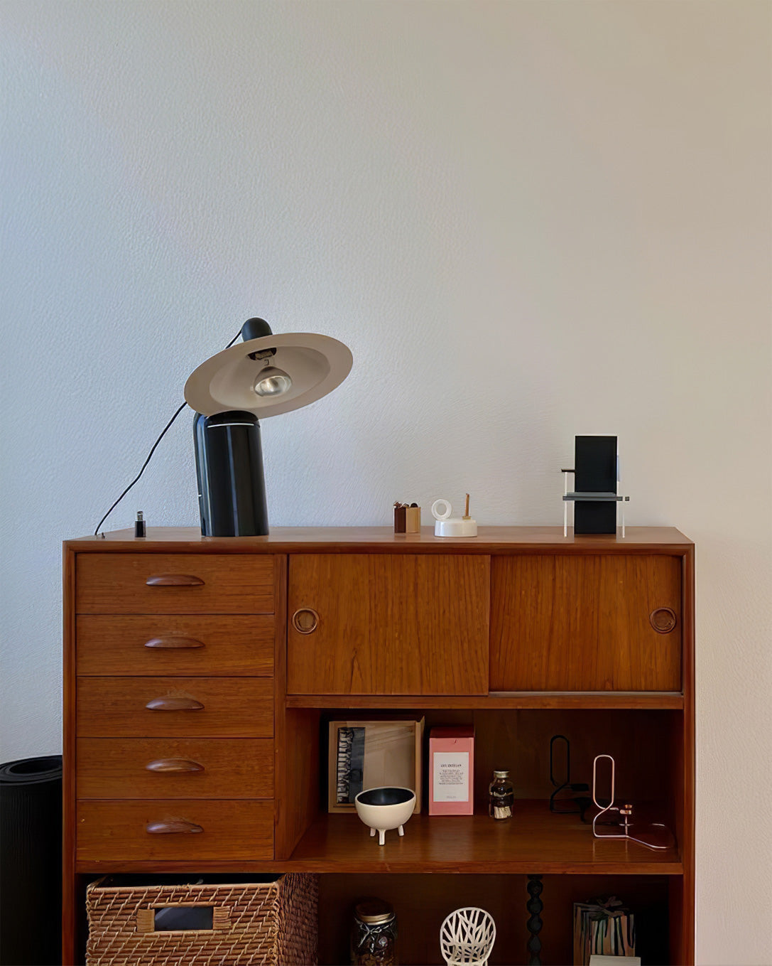 LumaCraft Dual Direct And Indirect Lighting Adjustable Shade Table Lamp