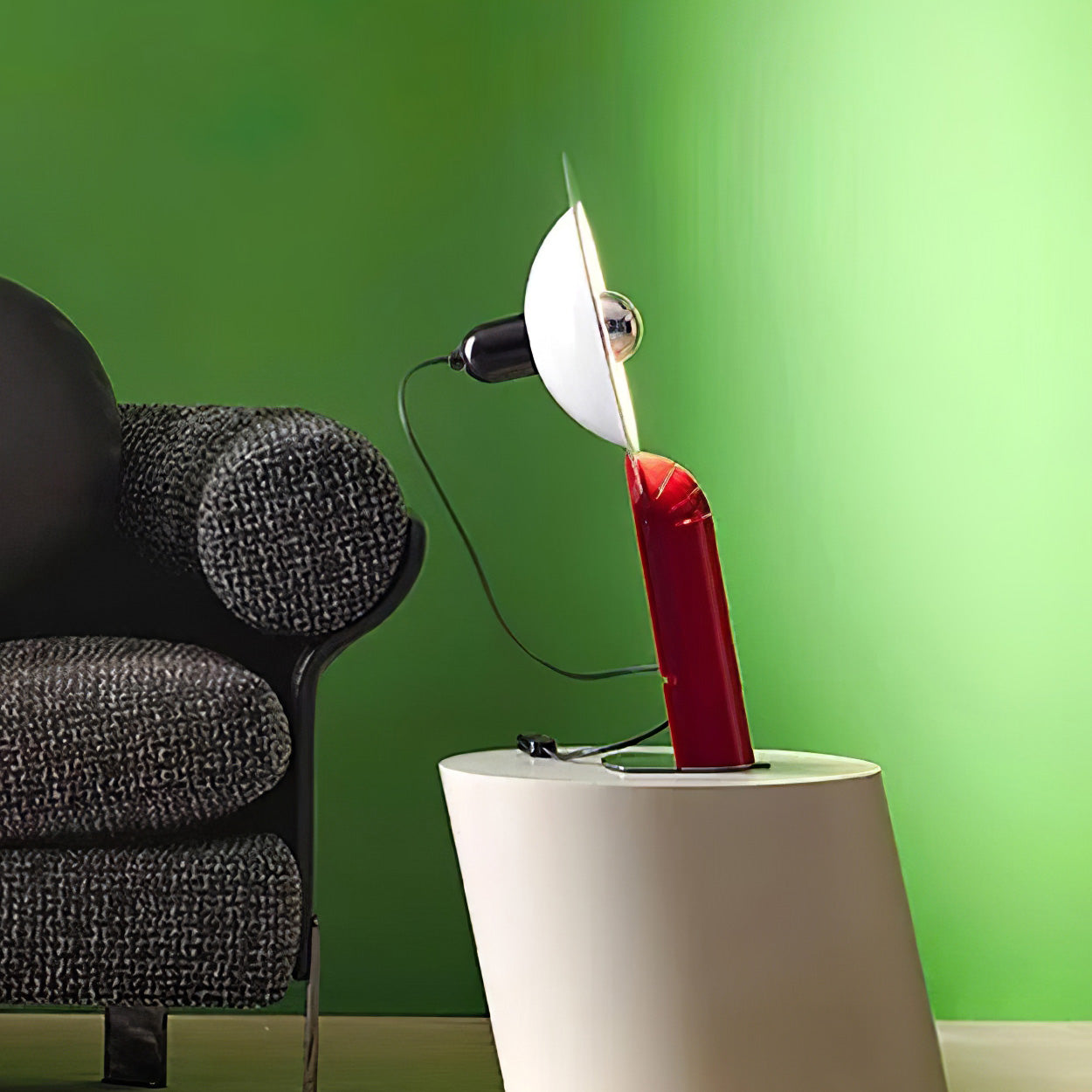 LumaCraft Dual Direct And Indirect Lighting Adjustable Shade Table Lamp