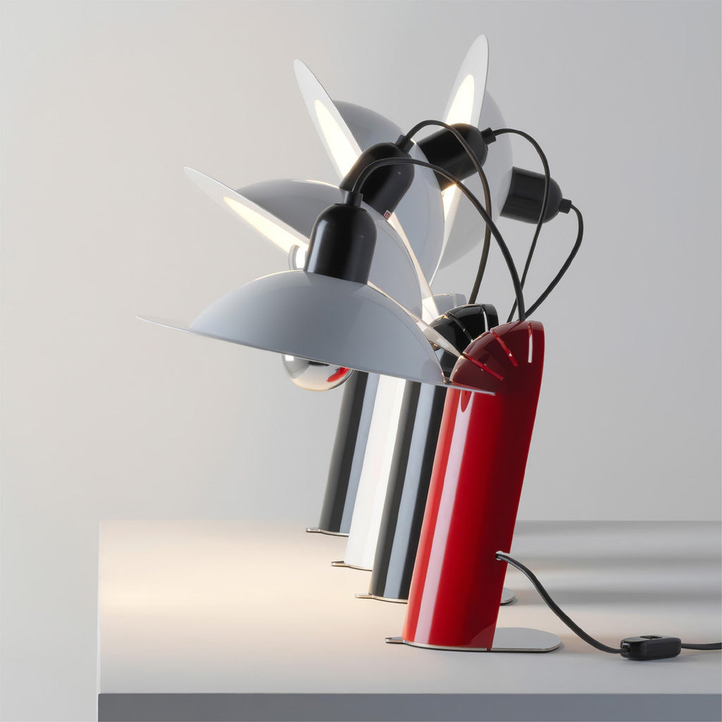 LumaCraft Dual Direct And Indirect Lighting Adjustable Shade Table Lamp