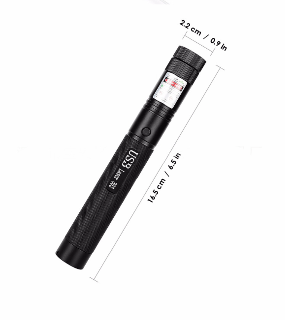 NovaBeam Adjustable Focus Laser Pointer for Presentations and Outdoor Use