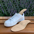 LeatherGuard Orthopedic Leather Shoe Insole | Shock Absorption - Arch Support - Comfortable Insole - Foot Pain Relief - Moisture Wicking