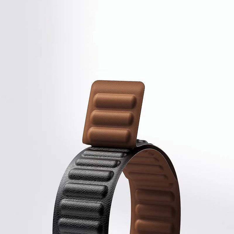 Apple Watch Leather Strap With Magnetic Link For SE And Ultra Series