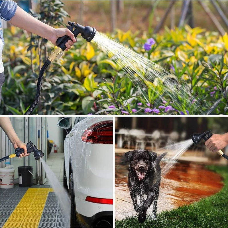 Hydromax 100ft Hose With Eight Spray Modes For Easy Watering